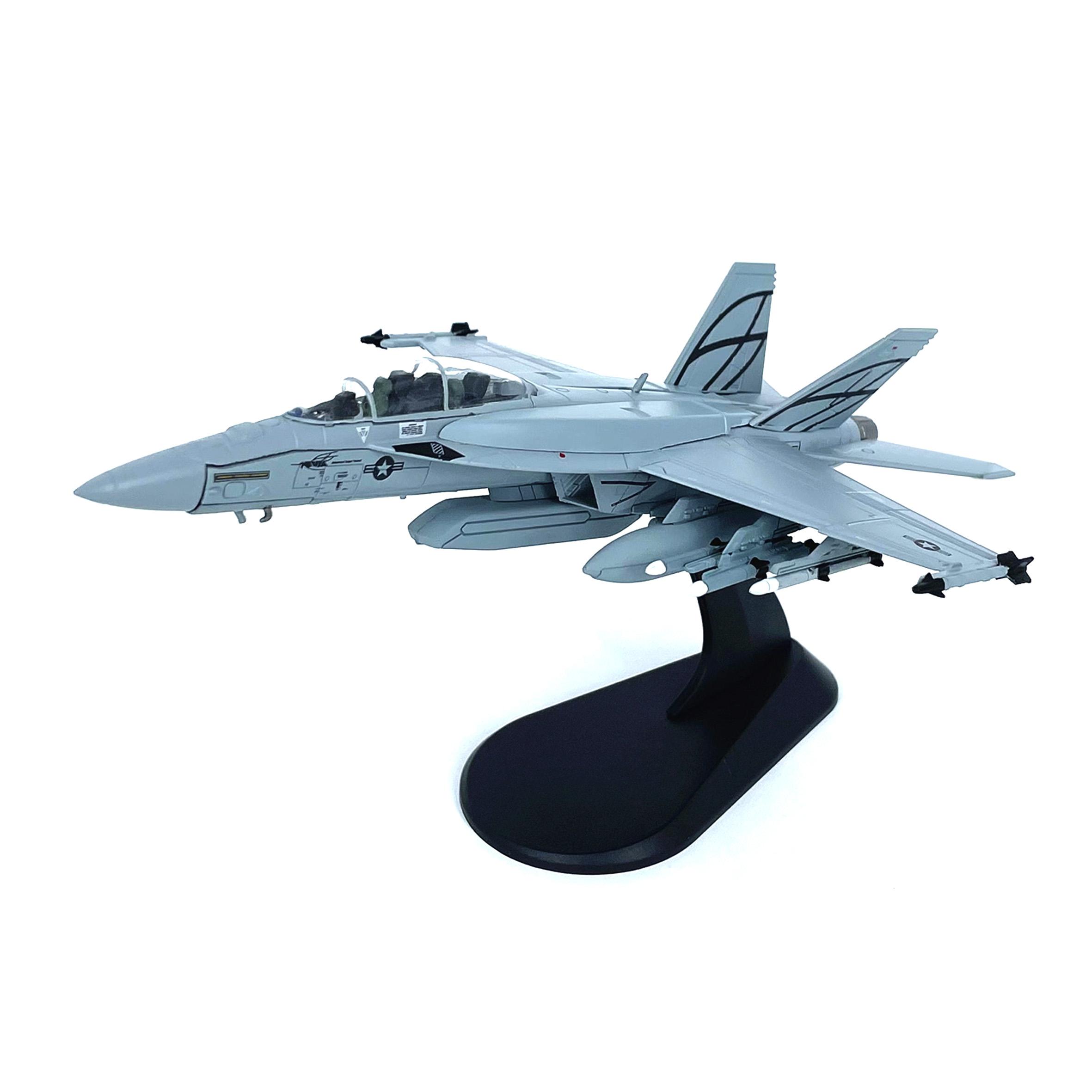 

1/100 US F/A-18F Fighter Model Alloy Finished Aircraft Model серый