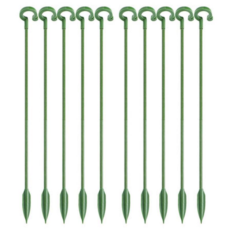 

5-20pcs Plant Supports Stand Flower Stakes Butterflies Orchid Flower Potted Fixing Rods Flower Holder Pole Leaf Protection Frame 37cm