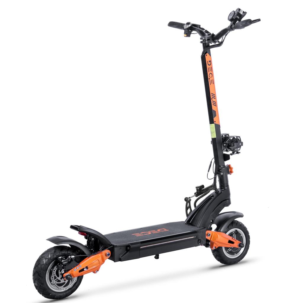 DECE S19 Erwachsener All-Terrain Faltbarer Elektroroller 1200W*2 Doppelmotor 60V23.4Ah Batterie 10 Zoll Offroad-Reifen Berg EScooter