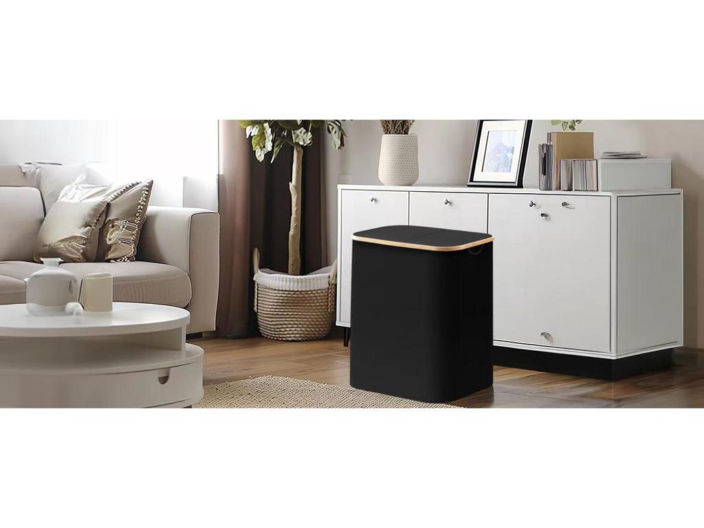 Foldable Waterproof Laundry Basket for Bathroom, Large Fabric Dirty Clothes Storage.