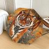 1pc Tiger Print Automatic Folding Umbrella - Compact 8-Rib Design,Perfect Gift for Friends & Family yy250926091