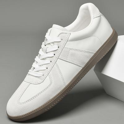 Erkekler İçin Moda Günlük Deri Ayakkabılar 2024 Sonbahar Yumuşak Düz Ayakkabılar Beyaz Ayakkabılar Marka Erkek Spor Ayakkabıları Ofis İş Ayakkabıları Zapatos Casuales