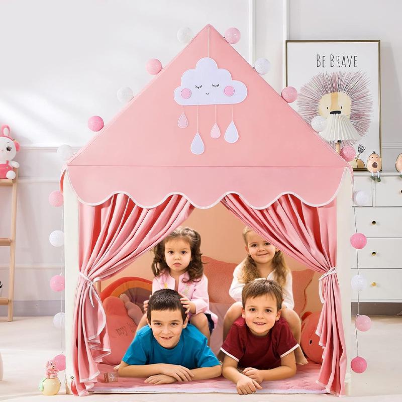 Children's Indoor Princess Castle Play Tent for Toddlers: Dreamy Playhouse for Girls
