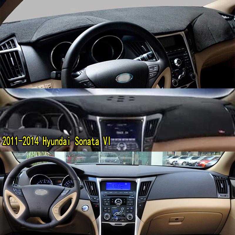 Pentru 2011-2014 Hyundai Sonata VI Dashmat Covoraș de bord Husă pentru bord Pad parasolar pentru panoul de instrumente Ornamente