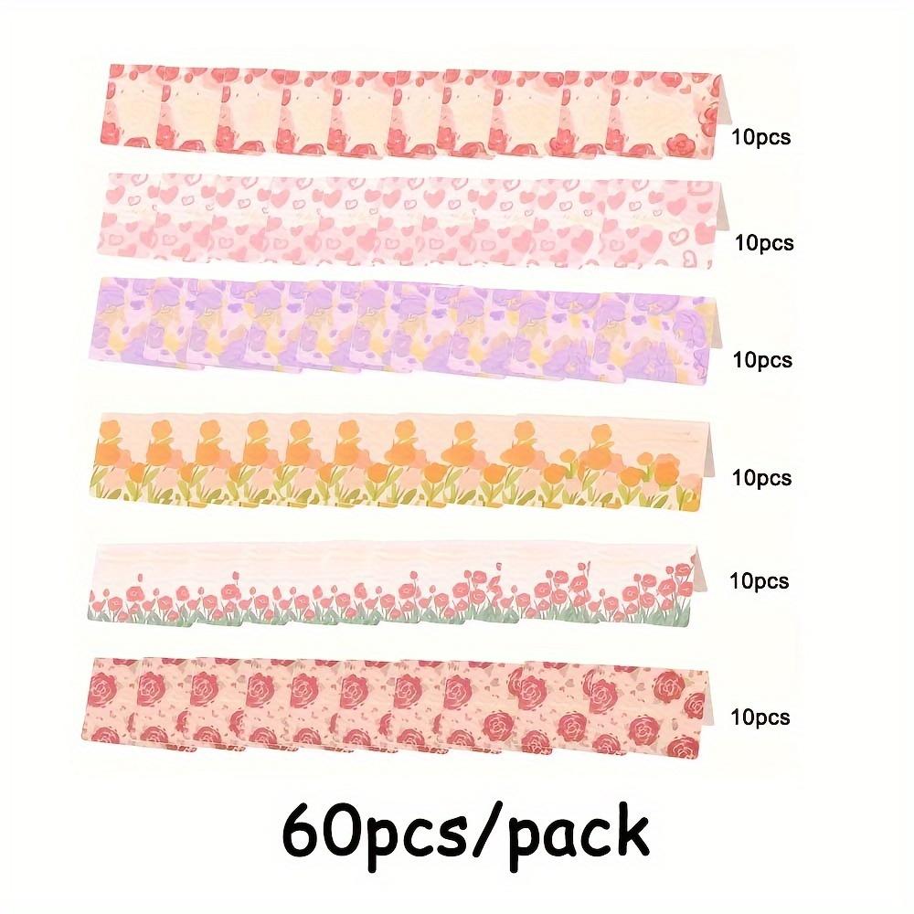 

60 шт. Праздничные поздравительные открытки с акварельным цветочным узором разных цветов, Поздравительные открытки в подарок на день рождения, Упаковка цветов, Декоративные поздравительные открытки