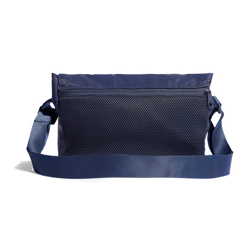 Adidas Originals Recycled Nylon Shoulder Bag, Crossbody Bag Unisex Marine Blue Adidas HD9642
