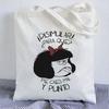 Kawaii Shopping Bag Mafalda Cute Anime Harajuku Canvas Bag Tote Bag Lady Handbag Large Capacity Shopper Bag Casual Shoulder Bag