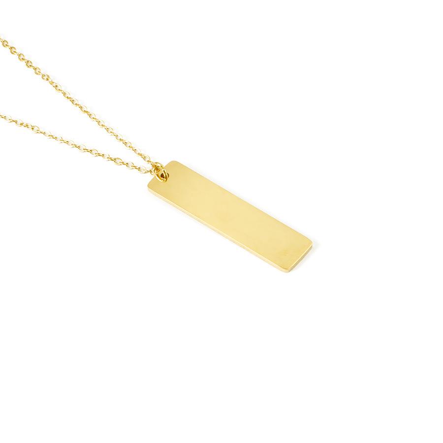 Stainless Steel Geometric Pendant Necklace for Women and Couples – DIY Handmade Clavicle Chain Jewelry