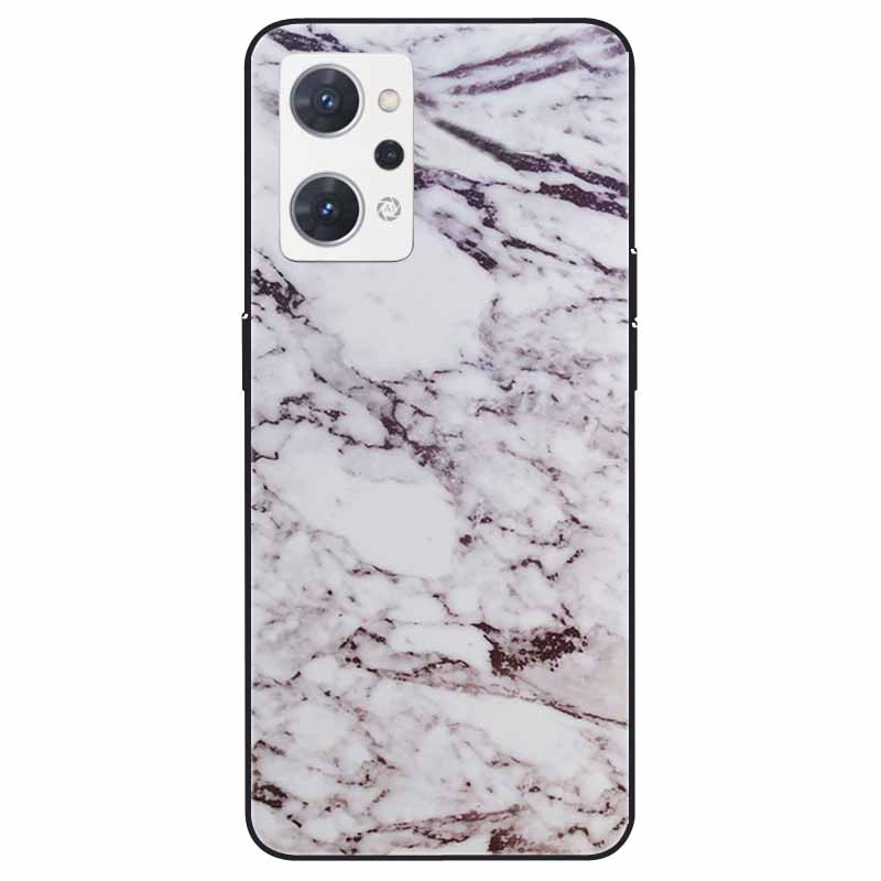 For OPPO Reno 9A 7A Case Soft TPU Fashion Marble Silicone Bumper Covers for OPPO Reno 9 A 5G CPH2523 Reno7A Protector Reno9 A