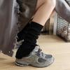 Damen Beinstulpen Lolita Lange Socken Gestrickte Fußabdeckung Armstulpe Herbst Winter Häkeln Haufen Socke Stiefelbündchen