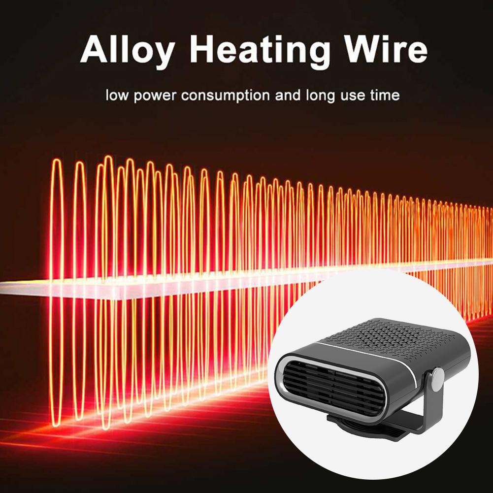 12V Car Heater Demister Defogger Fast Heating Window Windshield Defogging Defrosting Heater for Car Camping Travel Winter