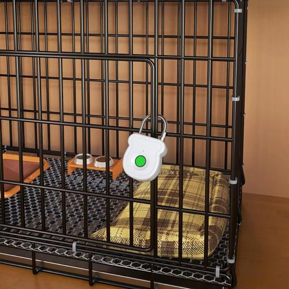 ABS Material Smart Padlock Waterproof Fingerprint Lock Fingerprin Keyless Lock Backpack