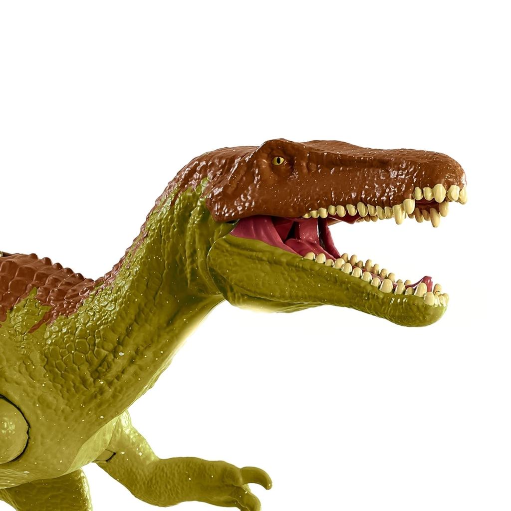Mattel JURASSIC WORLD Actionfigur Baryonyx Jahre alt und GWD12 Braun (Limbo) [Gesamtlänge 30cm] [4 oben]
