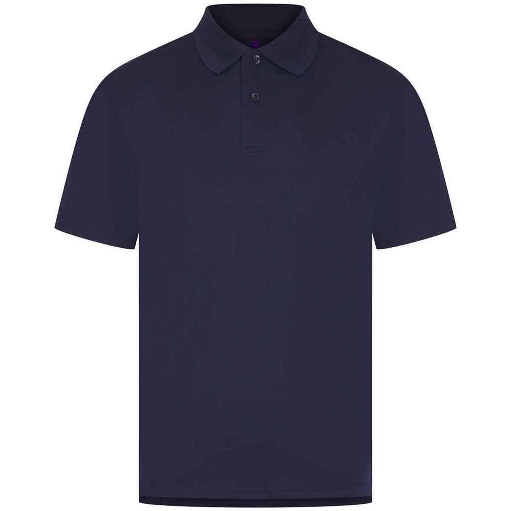 Henbury Mens CoolPlus Moisture Wicking Polo Shirt