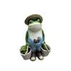 Cute Resin Frog Hanging Decor Miniature Garden Ornament For Office And Home Decor