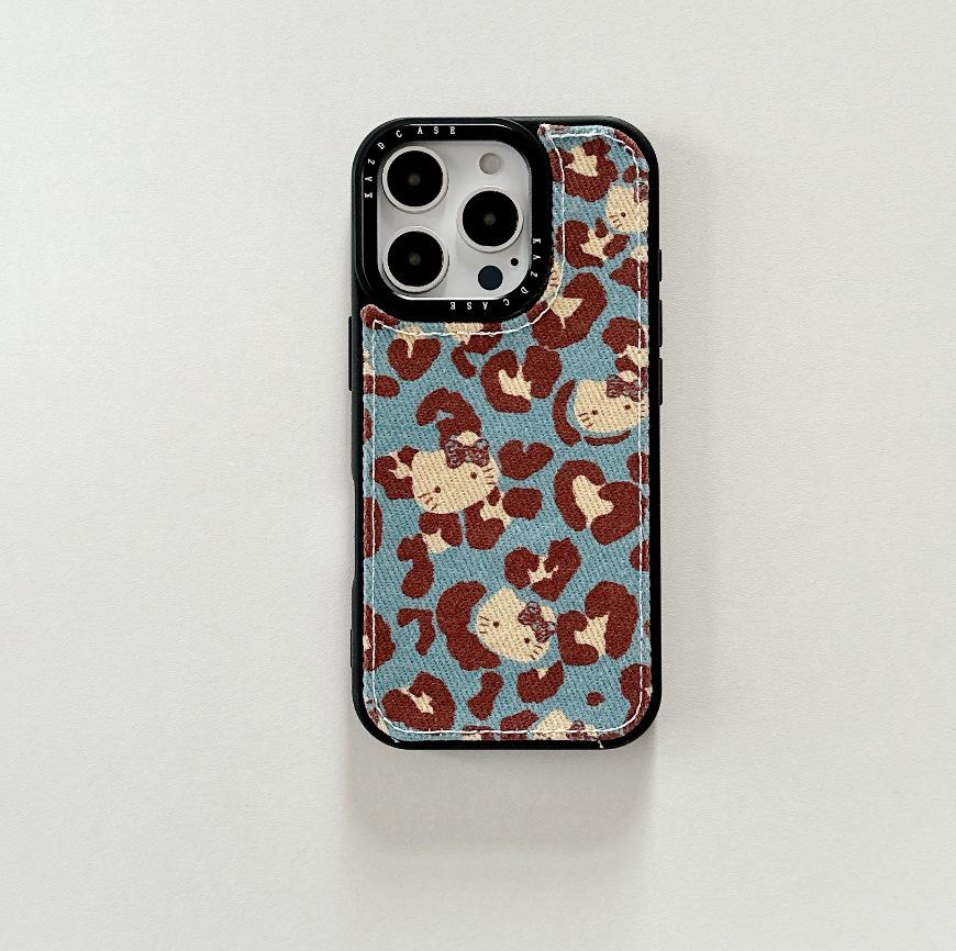 

Leopard Print KT iPhone 17 Air/16 Pro Max Phone Case 16 синий