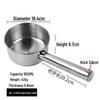 Stainless Steel Flat Bottom Kitchen Water Ladle and Soup/Milk Pot Combo.