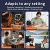 40000mAh Rechargeable Camping Fan with LED Light Remote Control 4 Speeds Timer Hanging Hook Portable Outdoor Tent Fan