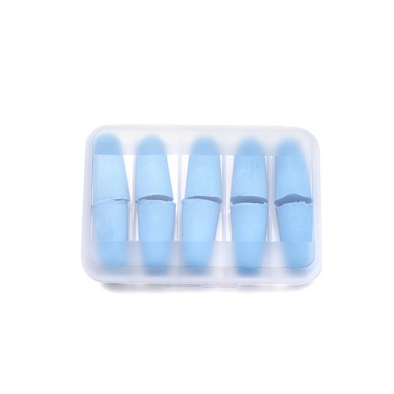 Sponge Noise-cancelling Earplugs Bullet Head Slow Rebound Silent Anti-snoring Earplugs Sleep Noise-cancelling Earplugs