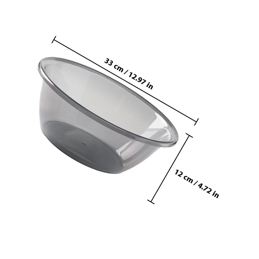 Clear Plastic Washbasin Transparent Pet Face Washing Basin Multipurpose Bathroom Kitchen Household Laundry Washing Tub прозрачный
