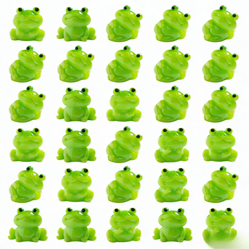 10-100 Stück Mini Harz Frösche Grüne Winzige Frosch Figuren Miniatur Heimdeko Feengarten Dekoration Puppenhaus Geburtstagsparty Mitgebsel Geschenk
