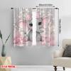 Set Of 2 Flat Printing Window Treatment Curtains Cute Little Elephant Polyester Without Electricity Wall Decor Curtain Machine Washable
