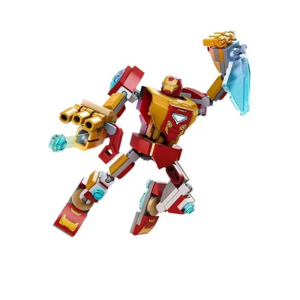 Heiß Superhelden Actionfigur Baustein Spiderman Miles Iron Man War Machine MOC Zusammenbau Baustein Spielzeugmodell für Kinder