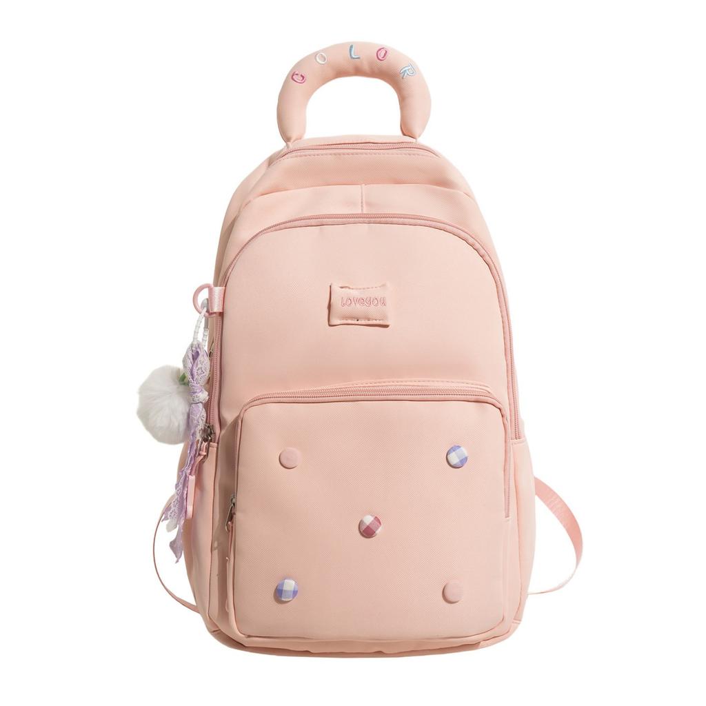 Girls School Backpack Cute Large Capacity Lightweight for Elementary High School Students Travel
