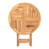 Oviedo Table de jardin, Ø 70 cm, en teck.