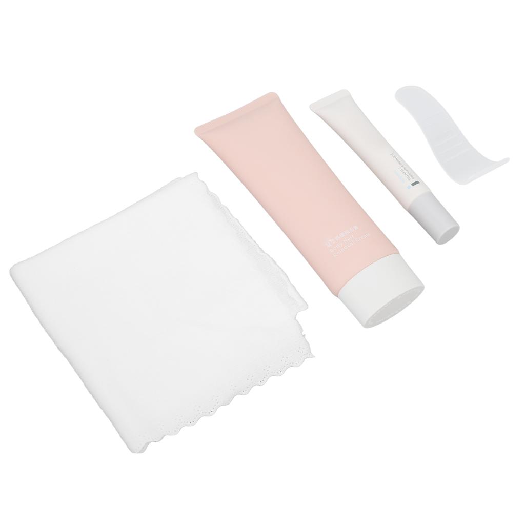 Hair Removal Cream Kit Practical Gentle Easy Painless Depilatory Cream for Women Men