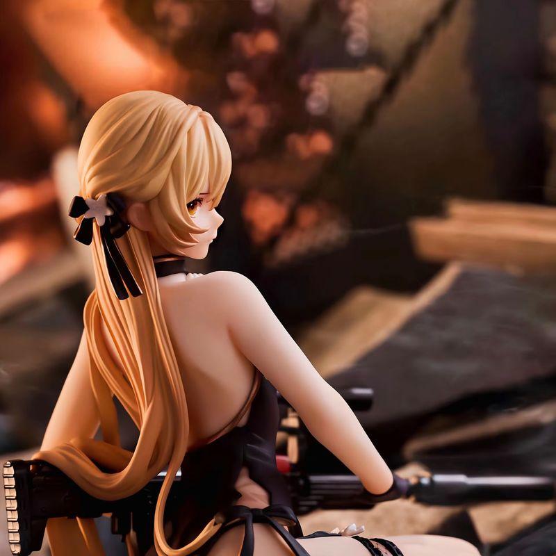 Game Girls Frontline Ots-14 Sitting Posture Action Figure Pvc Model Toys Doll Statue Desk Decor Car Ornament Collectable Gifts Premium Quality