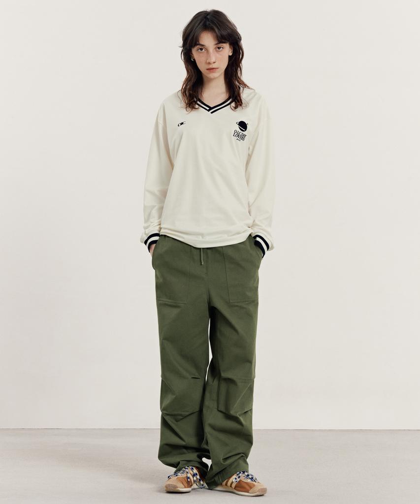 OIOI COLLECTION Revitalize Wide Pants_Khaki