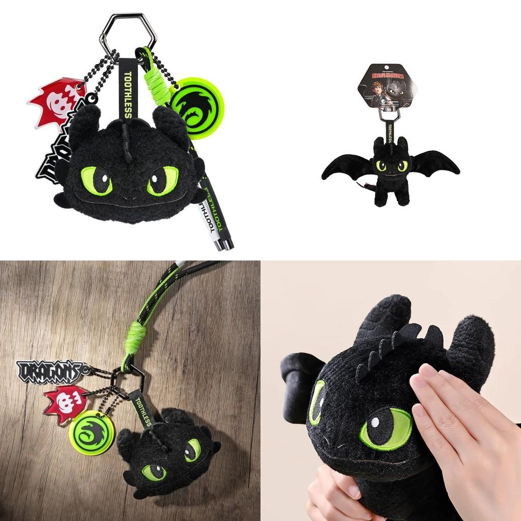 How To Train Your Dragon Nightfury Plush Toy With Embroidery Design For Movie Fans And Casual Accessories