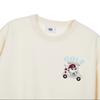 Goxo Swag Cart Crew Neck Sweatshirt Men Cream