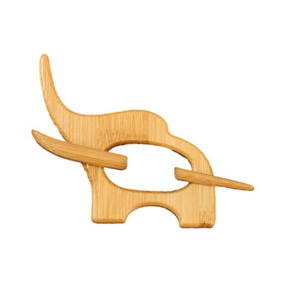 Wooden Animal Brooch Cute Dog Cat Sweater Pin Handcrafted Bird Rabbit Bear Turtle Scarf Brooch Pin for Sweaters Scarves Shawls