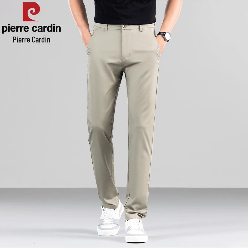 Pierre Cardin Men's Summer Cooling Silk Blend Straight Leg Pants