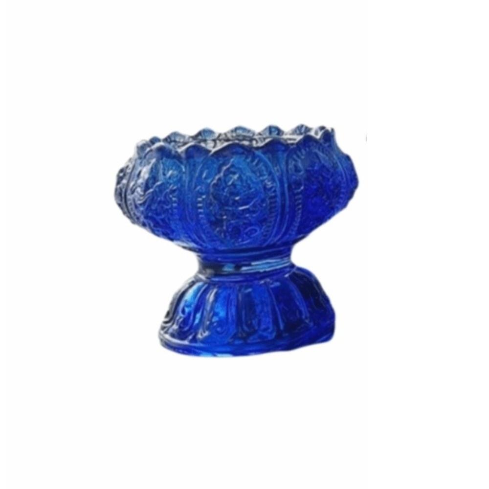 Lucky Crystal Candle Holder Unique Heat-Resistant Lamp Holder Exquisite Decorative Lotus Candlestick Household