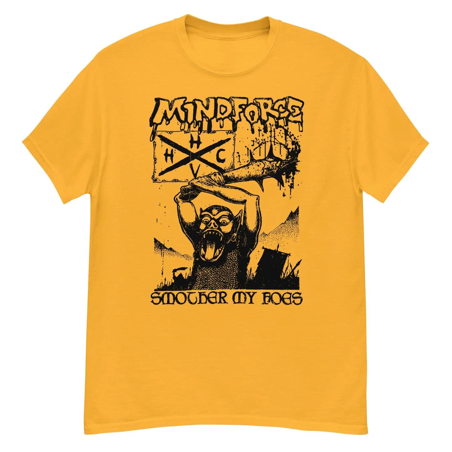 Mindforce Band NYHC Hardcore Band Heavy Cotton Yellow T Shirt S-5XL TR816 L