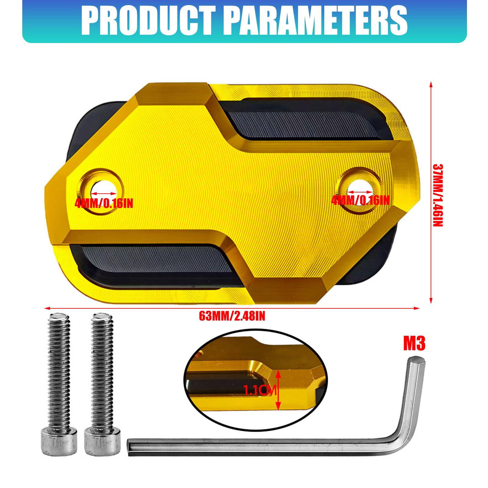 

Motorbike Accessories for 150 Replacement Hydraulic Fluid Cover Aluminum Cylinder Reservoir Fluid Tank Cap красный