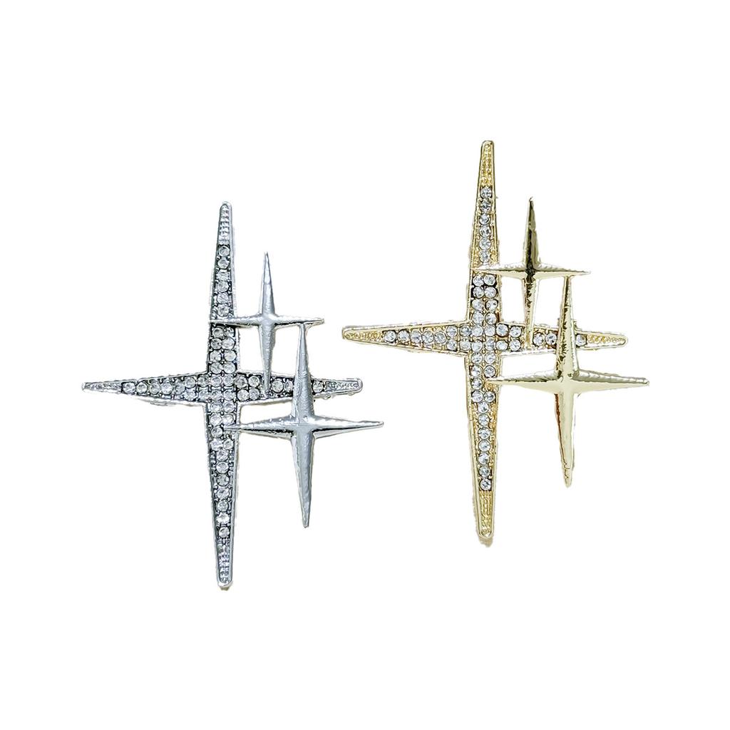 Simple And Fashionable High-End Big Star Brooch, Female Ins Trendy Personality Temperament Coat, Cardigan, Suit, Corsage Pin