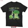 Funny Alien Cat Meme Glerp Glorp Zep Silly Cats Brocoli T Shirt Vintage Washed Slightly Top For Everyday Wear Fashion Homme
