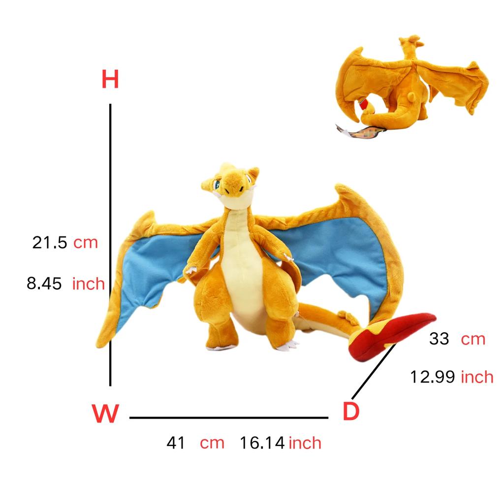 Pokemon Plush Toy Mega Charizard X Y Rayquaza Latias Latios Lapras Alolan Vulpix Ninetales Dragonair Garchomp Anime Plush Doll