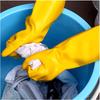 MIAOJIE Thickened Waterproof Kitchen Latex Gloves (3 Pairs)
