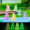 10-100pcs Mini Resin Hippopotamus Glow In The Dark Luminous Miniature Hippo Tiny Animal Figures for DIY Fairy Garde Decoration