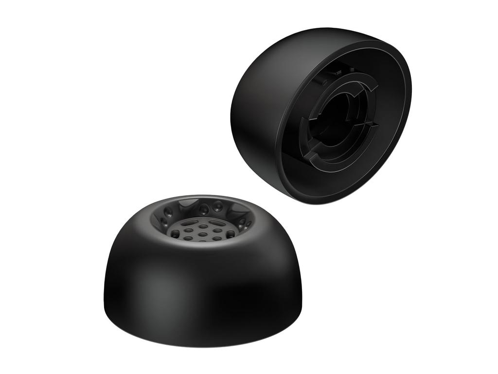 JVC Kenwood Victor Spiral Dot Pro Medium Improved Sound High Sound Silicone Compatible with EP-FX13M-B Earpieces, SF, 4-Piece Set, Quality, Isolation,