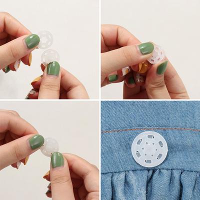 100pcs Plastic Snap Handmade Press Button Stud Fasteners Sewing