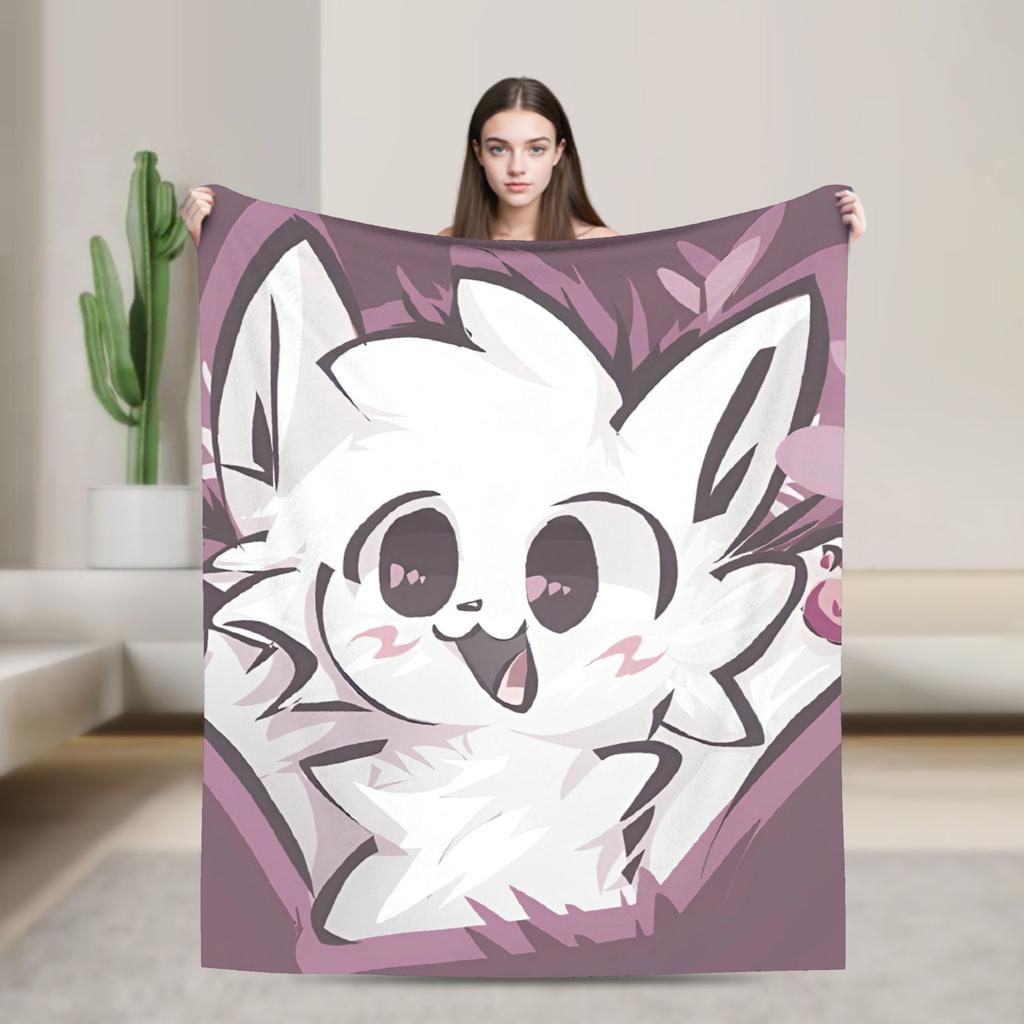 Boykisser Silly Cat Blankets Warm Novelty Plush Throw Blanket For Kids Adult Couch Chair Flannel Bedspread Bed Cover