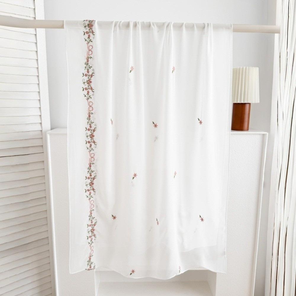 Long Hijab Scarf Cotton Thin Shawl Fashion Floral Headscarf  Vacation