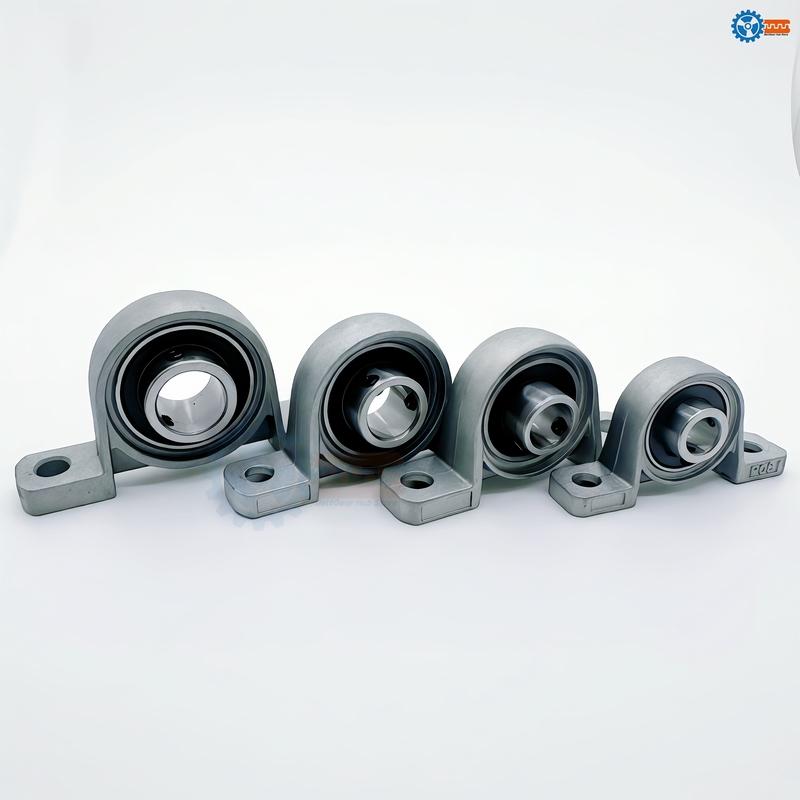1pcs Mounted Bearing Pillow Block Zinc Alloy Type:Kp08 Kp000 Kp001 Kp002 Kp003 Kfl08 Kfl004 Kfl005 Kfl006 Bore 8-35mm