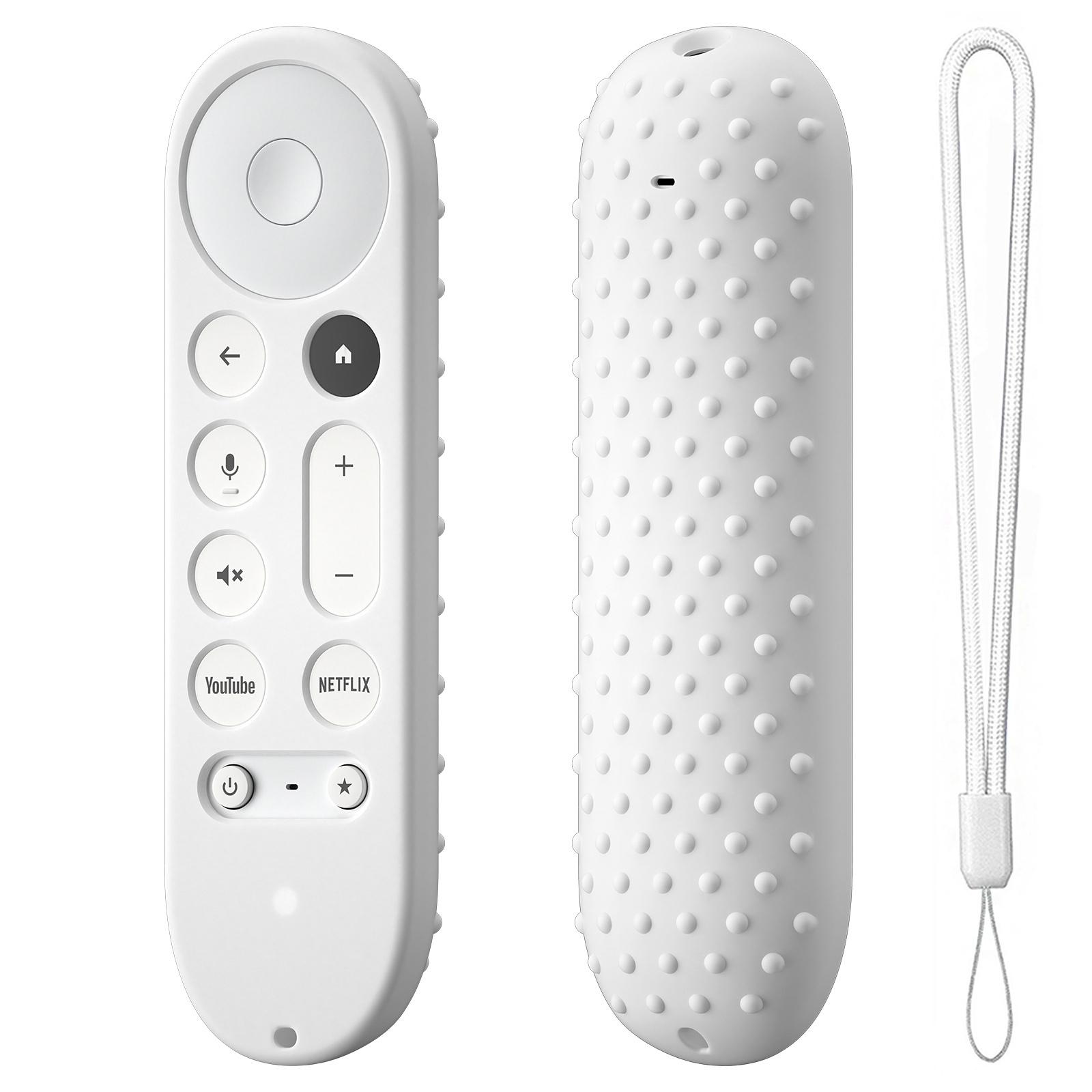 For Google TV Streamer 4K TV For Google GY3LE Remote Controller For Google Silicone Remote Controller Cases Protective Covers белый